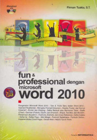 Fun and professional dengan microsoft word 2010