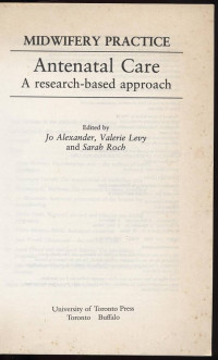 Midwifery Practice : Antenatal Care A Research-based Approach
