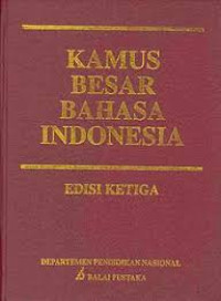 Kamus besar bahasa indonesia