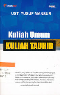 Kuliah umum : Kuliah tauhid