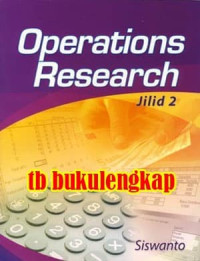Operations research (Jilid 2)