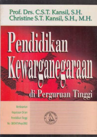 Pendidikan kewarganegaraan di perguruan tinggi