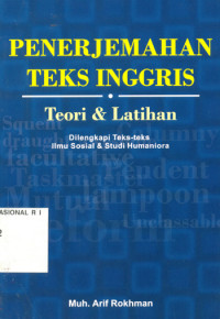 Penerjemahan Teks Inggris : Teori dan latihan