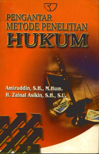 Pengantar metode penelitian hukum
