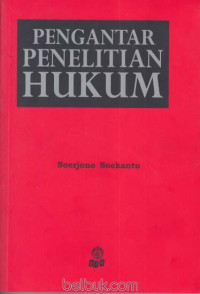 Pengantar penelitian hukum