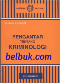 Pengantar tentang kriminologi
