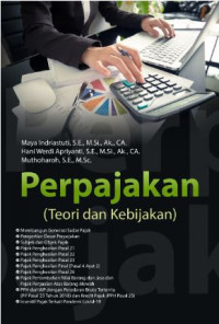 Perpajakan : teori dan kebijakan