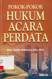 Pokok-pokok hukum acara perdata
