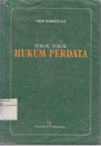 Pokok-pokok hukum perdata