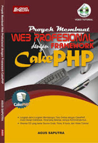 Proyek membuat web profesional dengan framework cake PHP