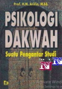 Psikologi dakwah : suatu pengantar studi