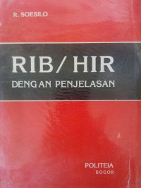 RIB/HIR dengan penjelasan