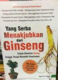 Yang Serba Menakjubkan Dari Ginseng : untuk stamina greng hingga terapi masalah kesehatan