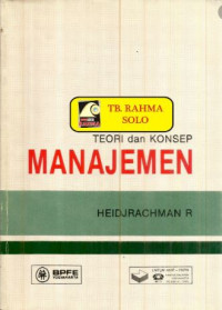 Teori dan konsep manajemen