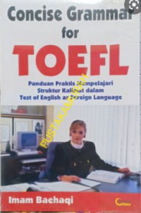 Concise grammar for TOEFL