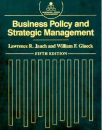 Business policy and strategic management