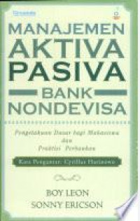 Manajemen aktiva pasiva bank non devisa