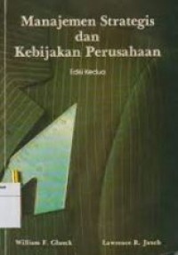 Manajemen strategi dan kebijakan perusahaan