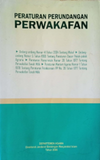 Peraturan perundangan perwakafan