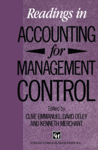 Readings in accounting for management control