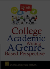 College academic writing a genere- based perspective