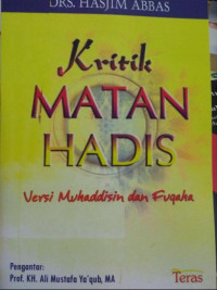 Kritik matan hadis versi muhaddisin dan fuqaha
