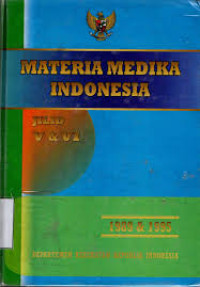 Materia Medika Indonesia (Jilid V & VI)