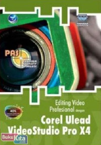 Pas Editing Vidio Profesioal Dengan Corel Ulead Vidiostudio Pro X4