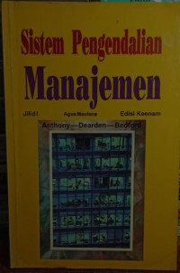 Sistem pengendalian manajemen (Jilid 1)