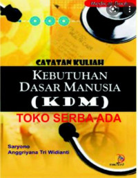 Image of Catatan kuliah kebutuhan dasar manusia (KDM)