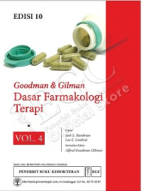 Image of Goodman & Gilman Dasar Farmakologi Terapi Vol 4