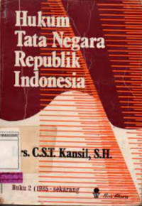 Image of Hukum tata negara republik indonesia
