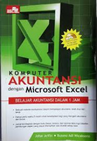 Image of Komputer akuntansi microsoft excel : belajar akuntansi dalam 1 jam