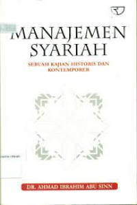 Image of Manajemen syariah : sebuah kajian historis dan kontemporer