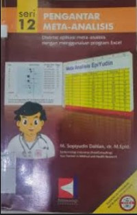 Image of Pengantar meta-analisis disertai aplikasi meta-analisis dengan menggunakan program excel Seri 12