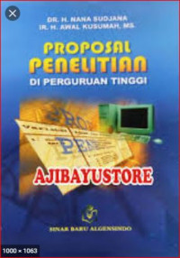 Image of Proposal penelitian di perguruan tinggi