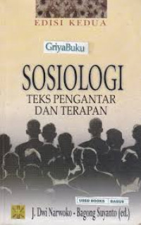 Image of Sosiologi : teks pengantar dan terapan