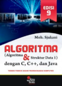 Image of Algoritma : (algoritma & struktur data 1) = dengan C, C++, dan java