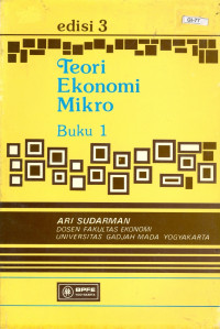 Image of Teori Ekonomi Mikro (Buku 1)