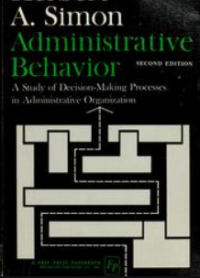 Image of Administrative behavior