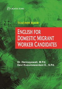 Image of English for domestic migrant worker candidates : Teacher book