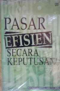 Image of Pasar efisian secara keputusan