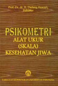 Image of Psikometri alat ukur (skala) kesehatan jiwa