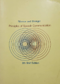 Image of Principles of speech communication